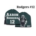 American Mills Green Bay Packers Beanie Lightweight Aaron Rodgers Design 1122702354